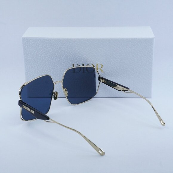 Dior ARCHIDIOR S1U B0B0 Square Sunglasses - Gold/Blue main image 6